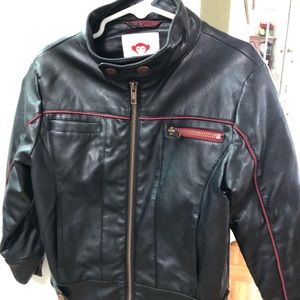 Appaman boys faux leather jacket 4T.